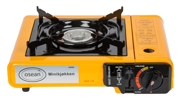 Osean Minikjøkken gass 2300w gul Osean Osean Minikjøkken gass 2300w gul Osean