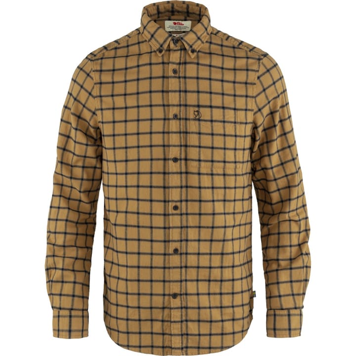 Fjällräven Övik Flannel Shirt M Buckwheat Brown-Dark Navy Fjällräven