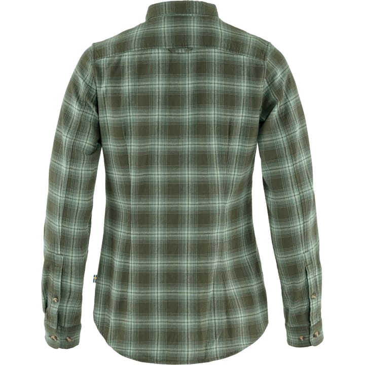 Fjällräven Övik Flannel Shirt W Deep Forest-Patina Green Fjällräven