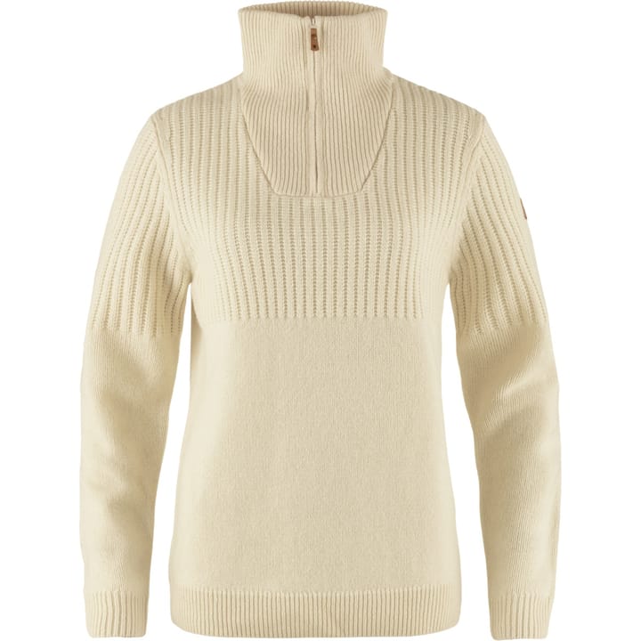 Fjällräven Övik Half Zip Knit W Chalk White Fjällräven