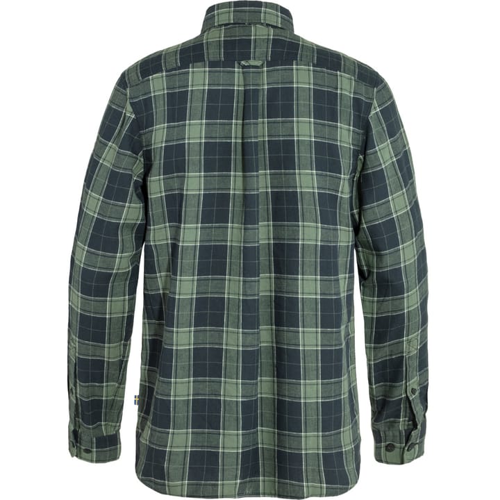 Fjällräven Men's Övik Travel Long Sleeved Shirt Dark Navy/Patina Green Fjällräven