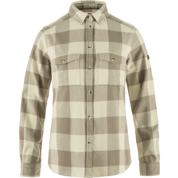 Fjällräven Övik Heavy Flannel Shirt W Fog-Chalk White Fjällräven