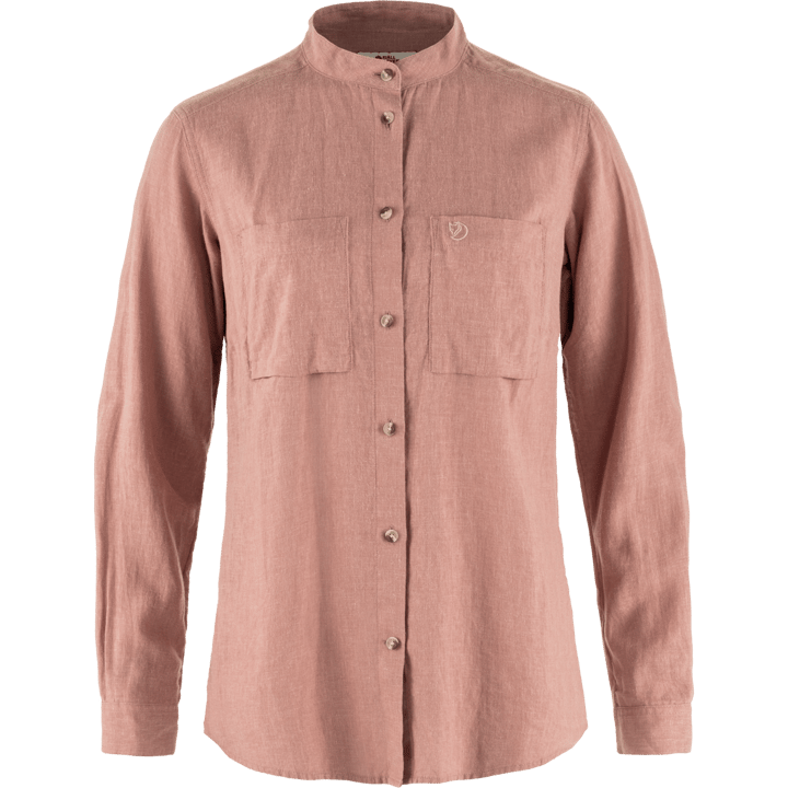Fjällräven Women's Övik Hemp Shirt Long Sleeve Dusty Rose Fjällräven