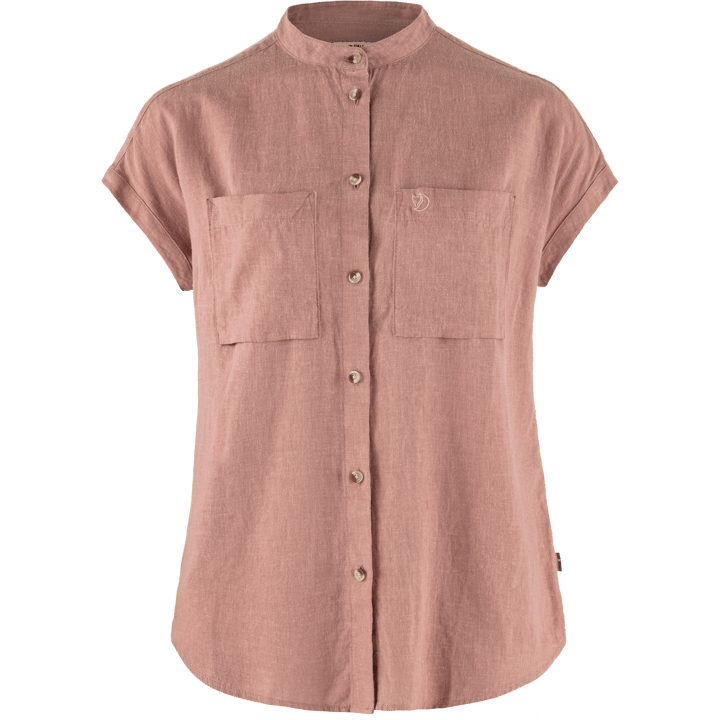 Fjällräven Women's Övik Hemp Shirt Short Sleeve Dusty Rose Fjällräven