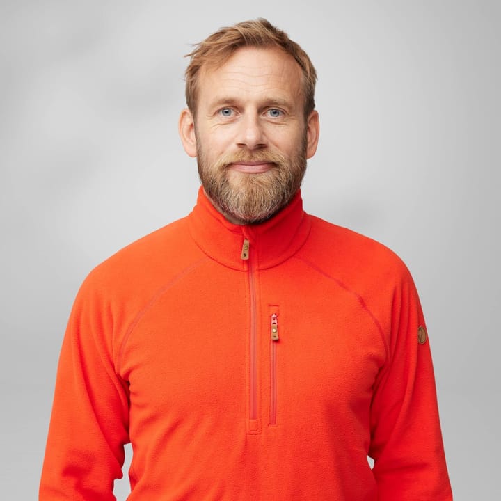 Fjällräven Men's Övik Lite Fleece Half Zip Black Fjällräven