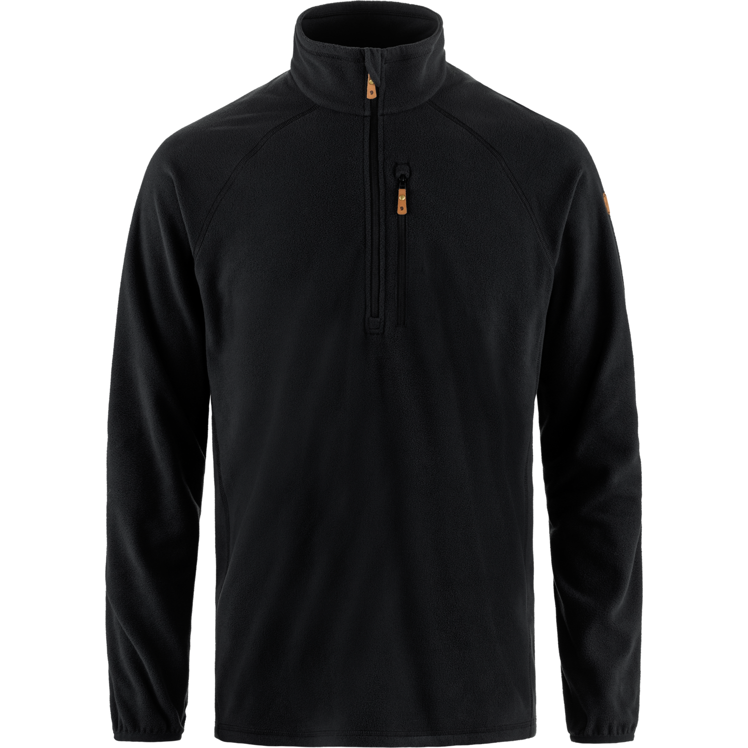 Fjällräven Men's Övik Lite Fleece Half Zip Black Välikerrospuserot S