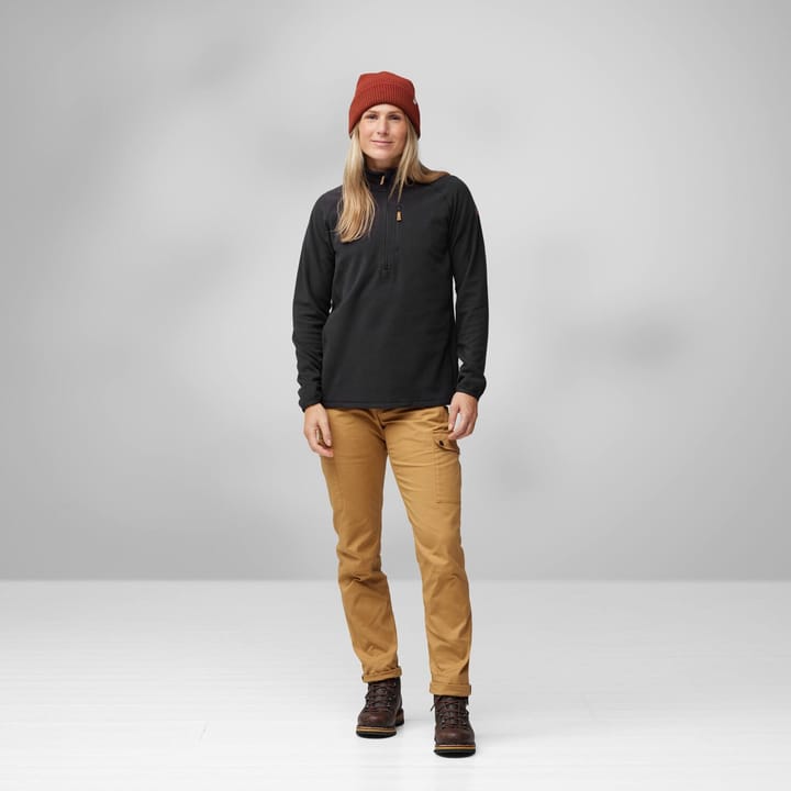 Fjällräven Women's Övik Lite Fleece Half Zip Chalk White Fjällräven