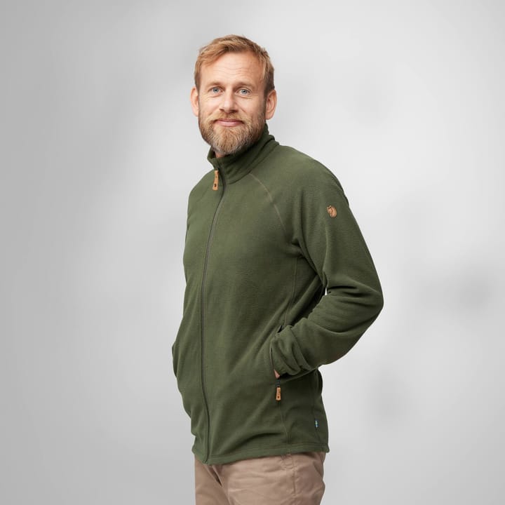 Fjällräven Men's Övik Lite Fleece Jacket Deep Forest Fjällräven