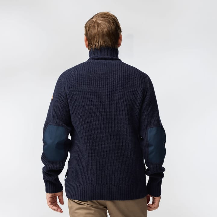 Fjällräven Men's Övik Roller Neck Sweater Grey-Melange Fjällräven