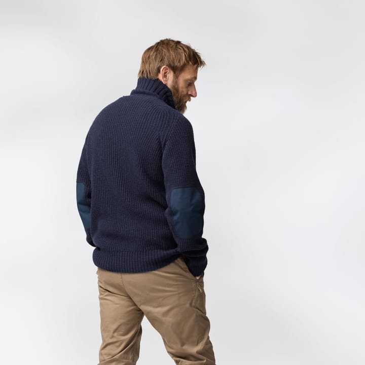 Fjällräven Men's Övik Roller Neck Sweater Grey-Melange Fjällräven