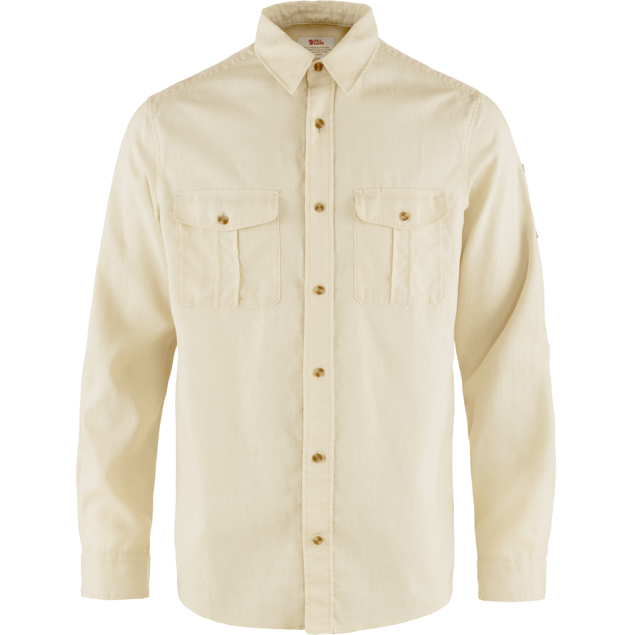 Fjällräven Men's Övik Travel Long Sleeved Shirt Chalk