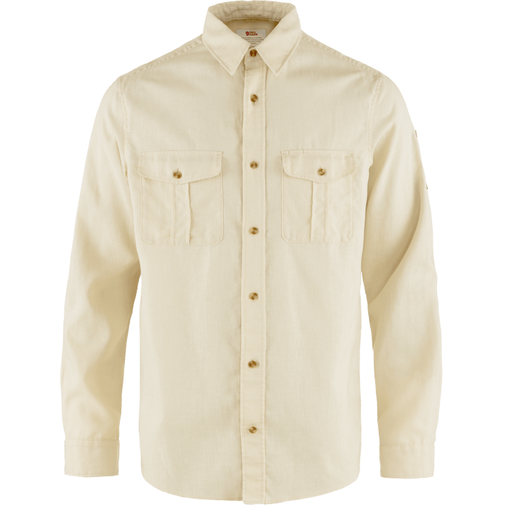 Fjällräven Men's Övik Travel Long Sleeved Shirt Chalk White Fjällräven