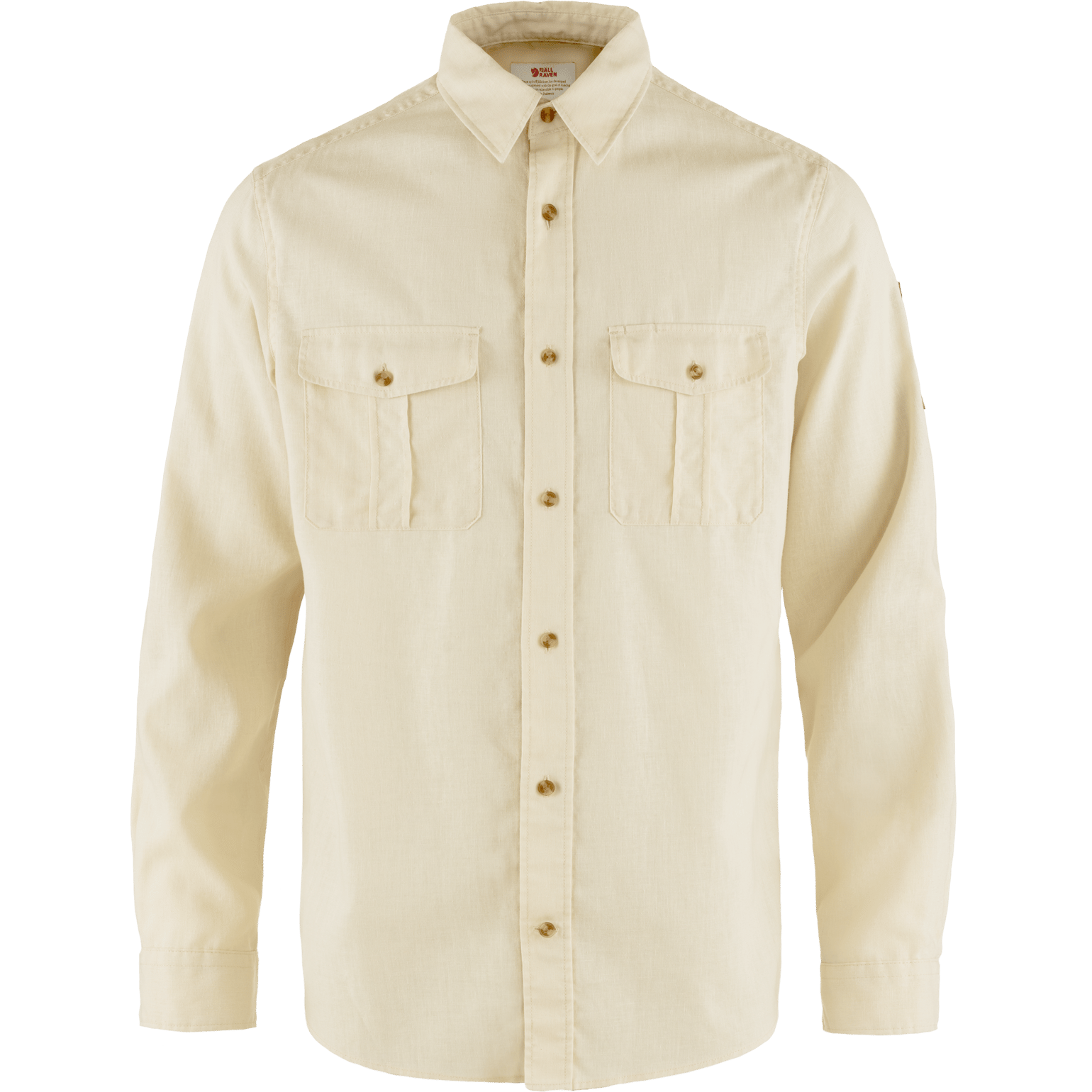 Men's Övik Travel Long Sleeved Shirt Chalk White