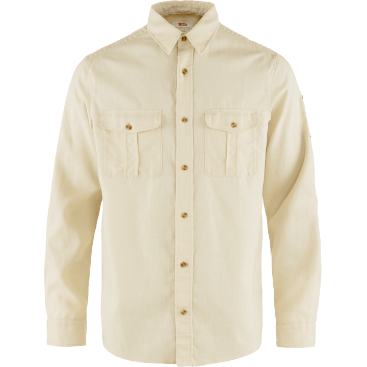Men's Övik Travel Long Sleeved Shirt Chalk White Fjällräven