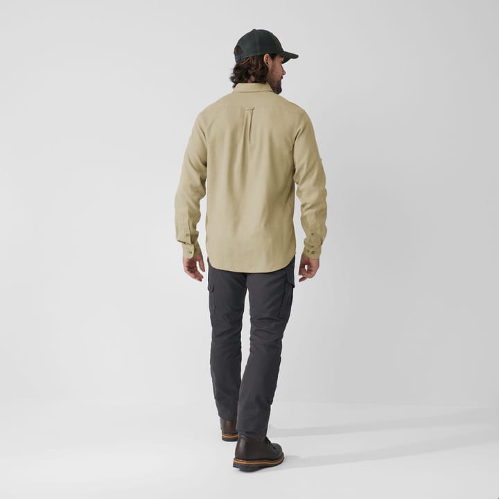 Fjällräven Men's Övik Travel Long Sleeved Shirt Chalk White Fjällräven
