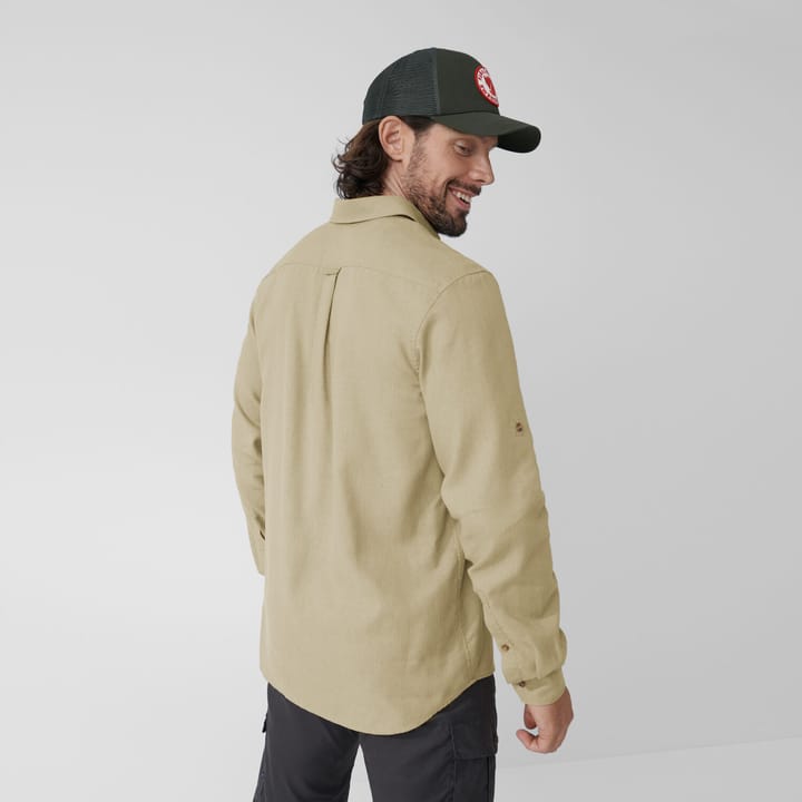 Men's Övik Travel Long Sleeved Shirt Green Fjällräven