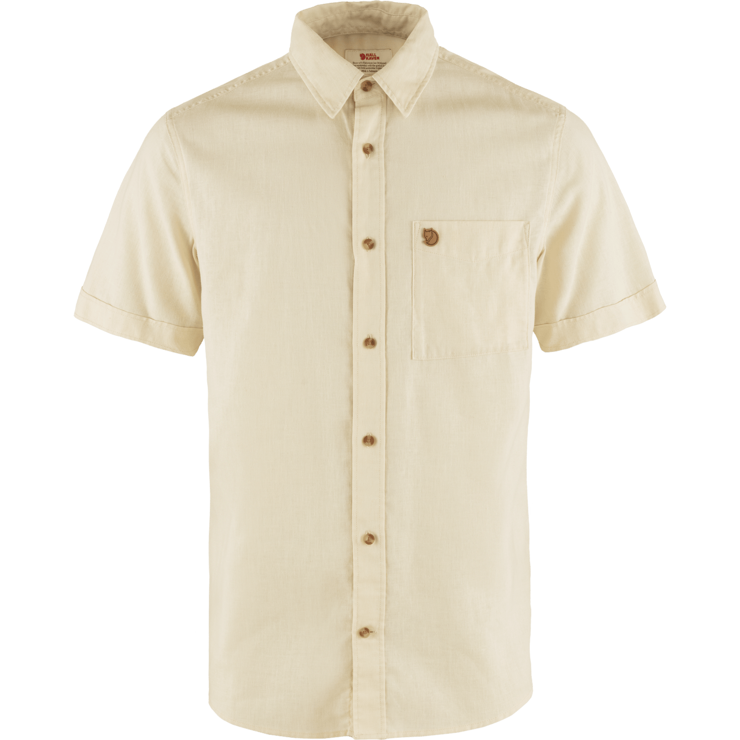 Fjällräven Men's Övik Travel Shirt Short Sleeve Chalk White
