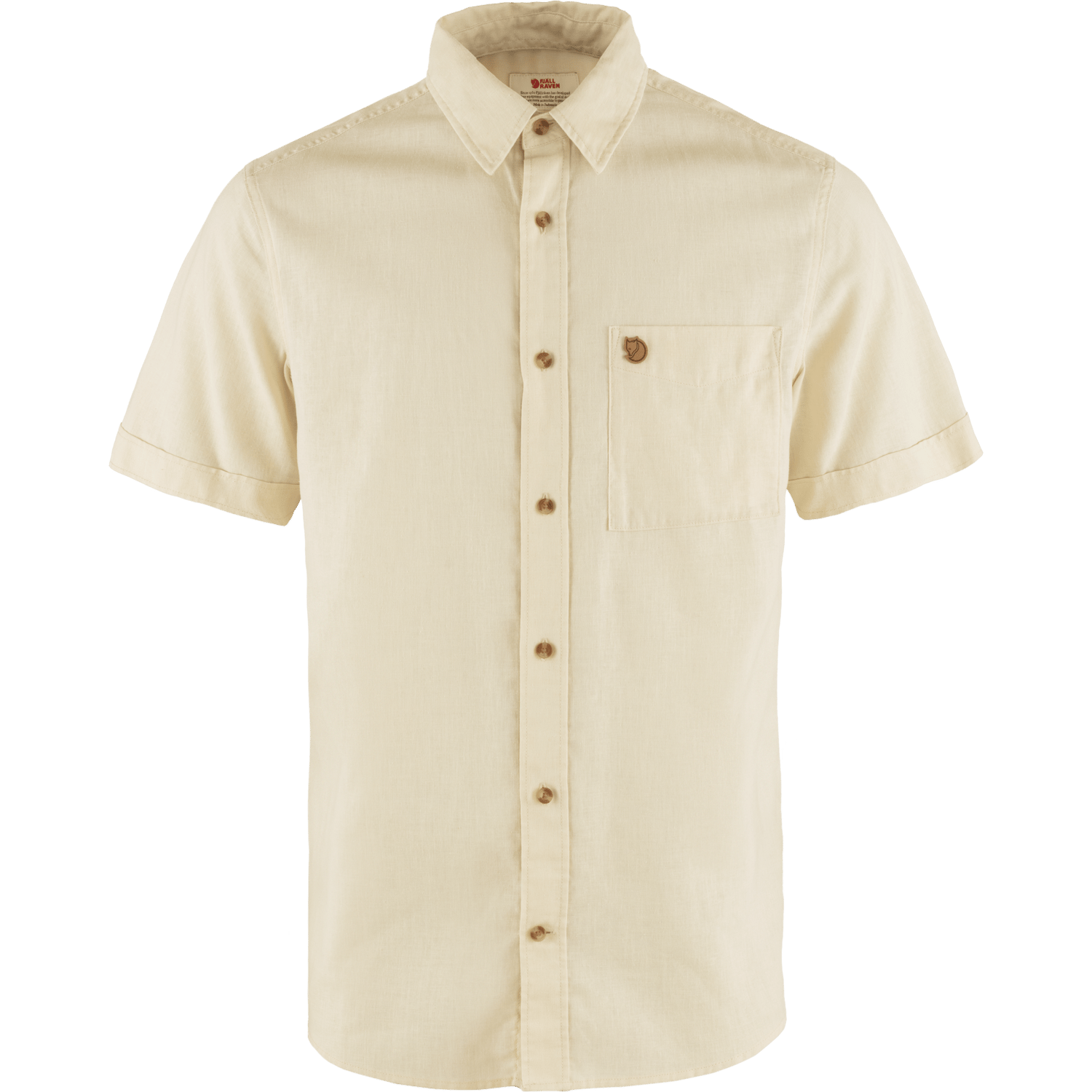 Fjällräven Men's Övik Travel Shirt Ss Chalk White