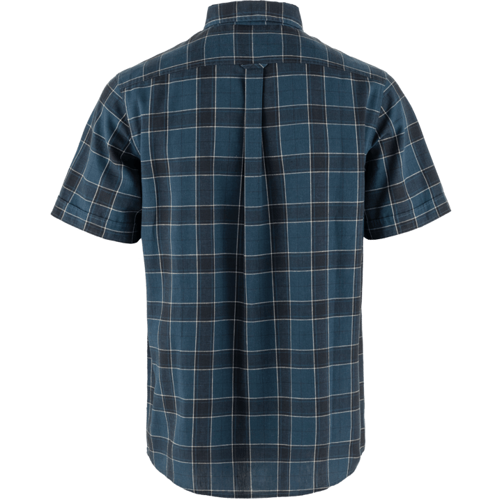 Fjällräven Men's Övik Travel Shirt Short Sleeve Indigo Blue-Dark Navy Fjällräven