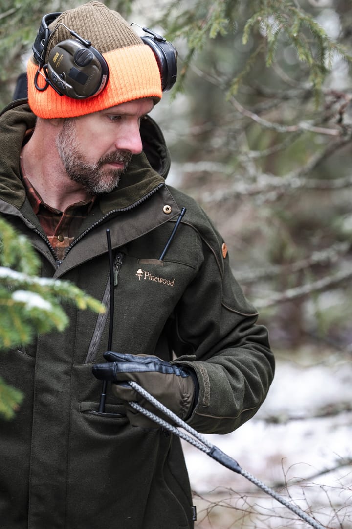 Pinewood Men's Småland Reversible Hunters Hat Mossgreen/Orange Pinewood