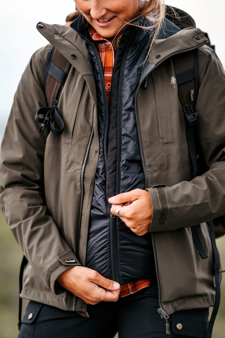 Pinewood Women's Wool Insulated Midlayer Jacket Black Pinewood