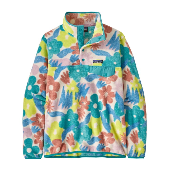 Patagonia Women's Lightweight Synchilla Snap-T Fleece Pullover Channeling Spring: Natural Patagonia