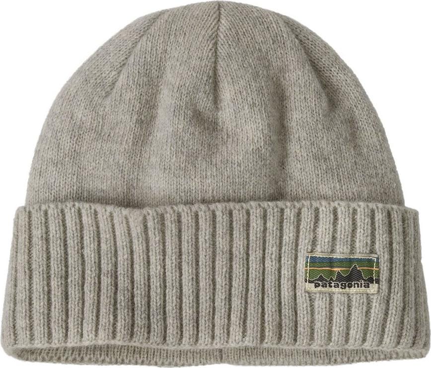 Patagonia Brodeo Beanie Og Legacy Label: Crisp Grey