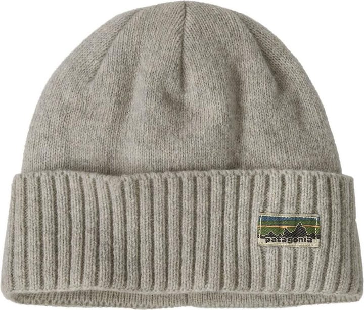 Patagonia Brodeo Beanie Og Legacy Label: Crisp Grey Patagonia