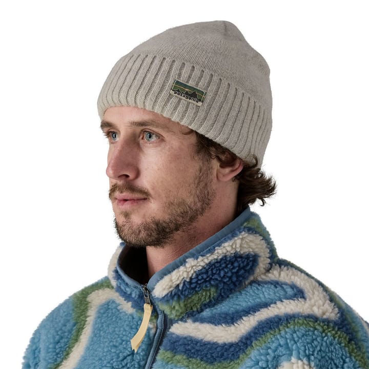 Patagonia Brodeo Beanie Og Legacy Label: Crisp Grey Patagonia Patagonia Brodeo Beanie Og Legacy Label: Crisp Grey Patagonia