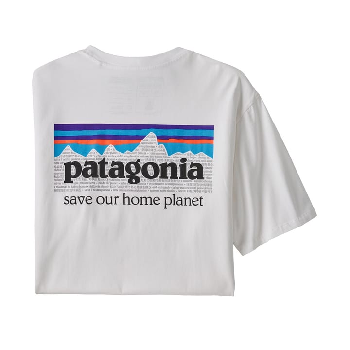 Patagonia M's P-6 Mission Organic T-Shirt White Patagonia