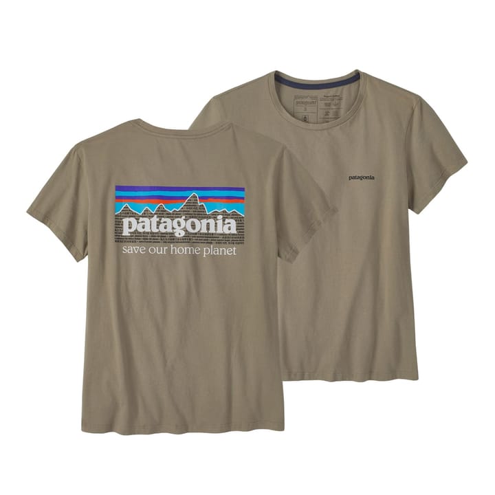 Patagonia Women's P-6 Mission Organic T-Shirt Khaki Patagonia