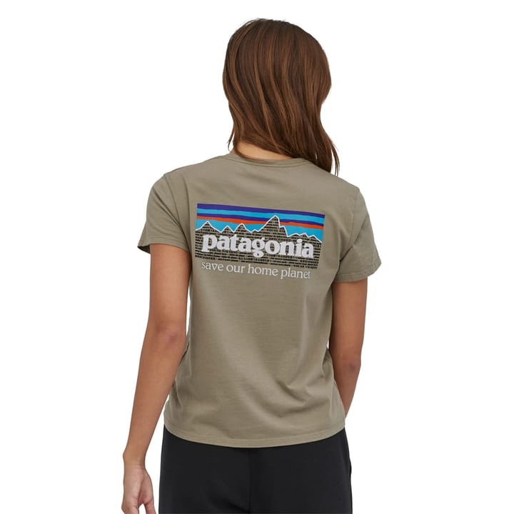 Patagonia Women's P-6 Mission Organic T-Shirt Khaki Patagonia