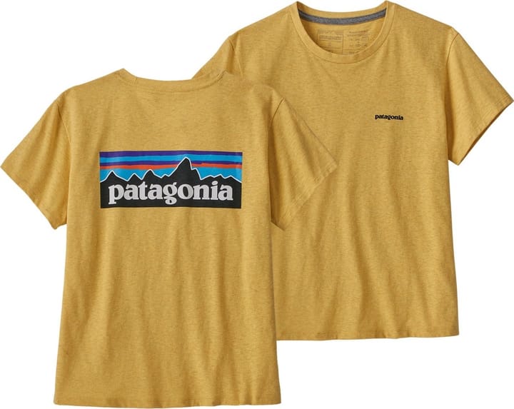 Patagonia Women's P-6 Logo Responsibili-Tee Surfboard Yellow Patagonia Patagonia Women's P-6 Logo Responsibili-Tee Surfboard Yellow Patagonia