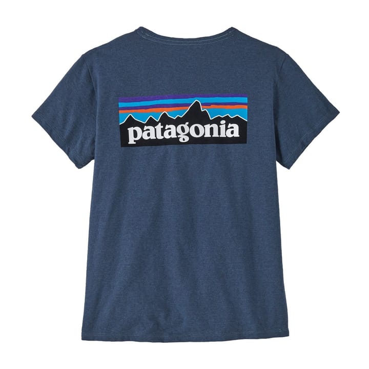 Patagonia Women's P-6 Logo Responsibili-Tee Utility Blue Patagonia