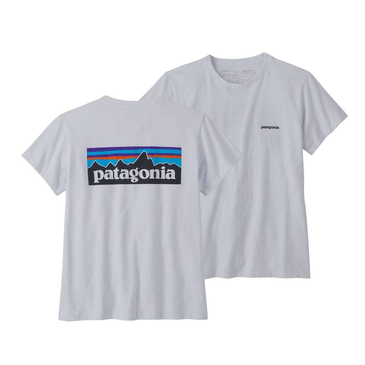 Patagonia W's P-6 Logo Responsibili-Tee White Patagonia