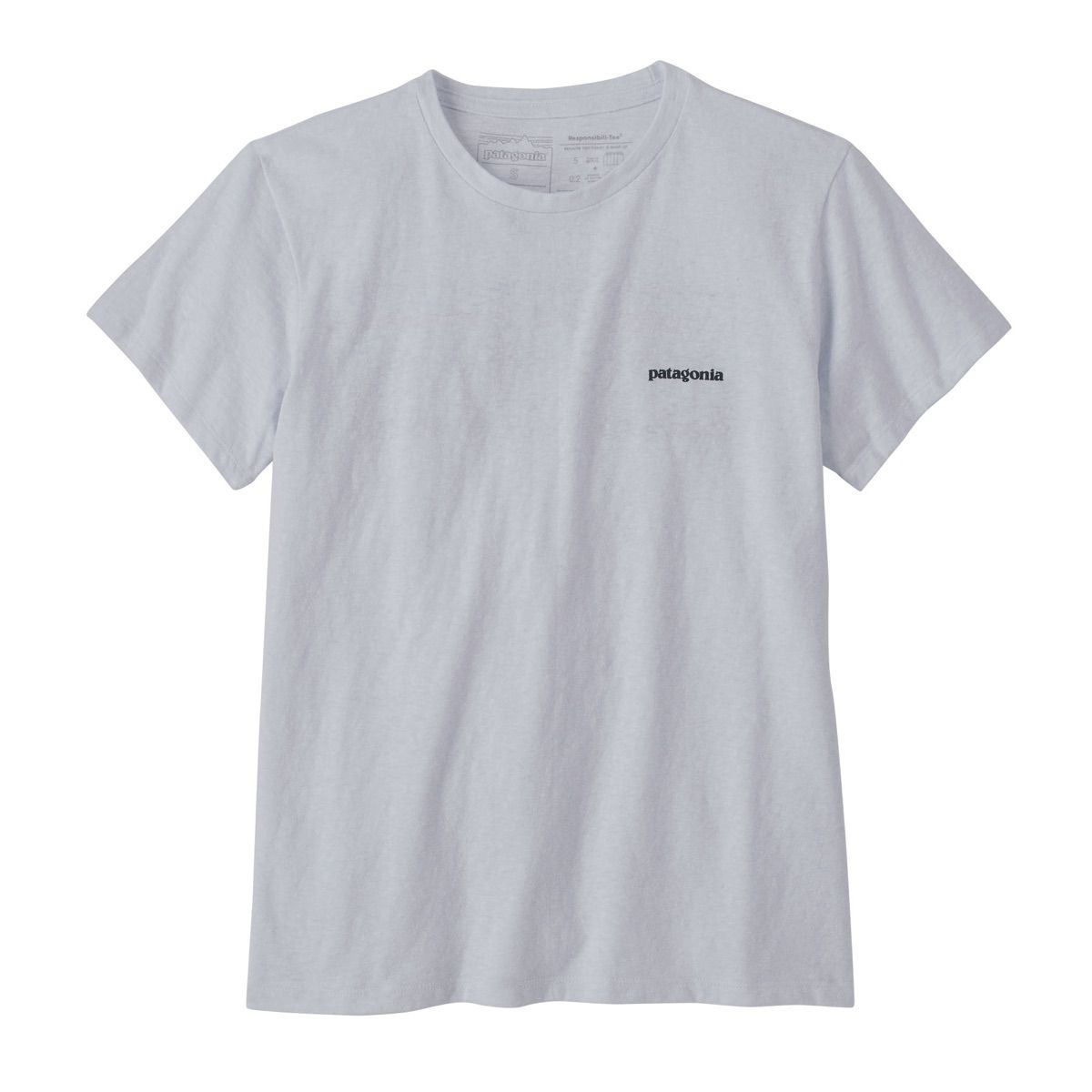 Patagonia W's P-6 Logo Responsibili-Tee White