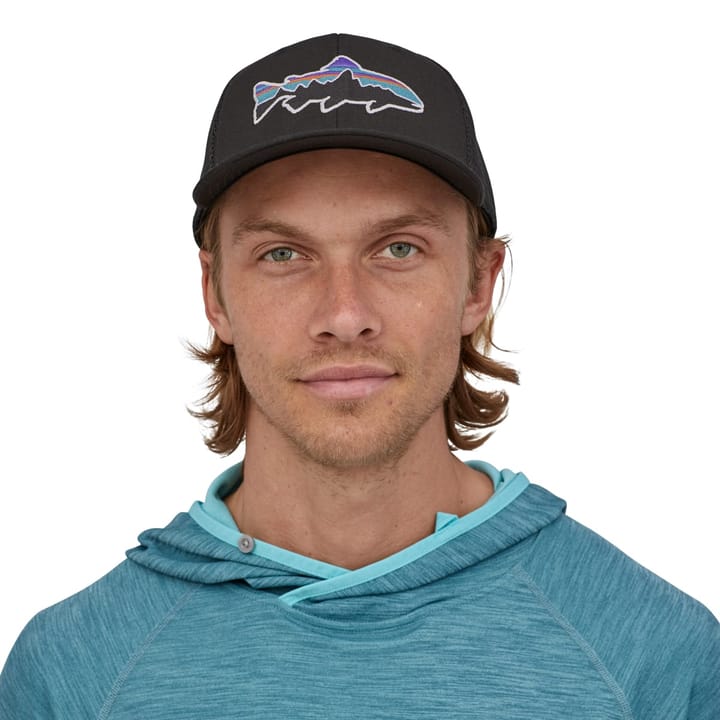 Patagonia Fitz Roy Trout Trucker Hat Black Patagonia