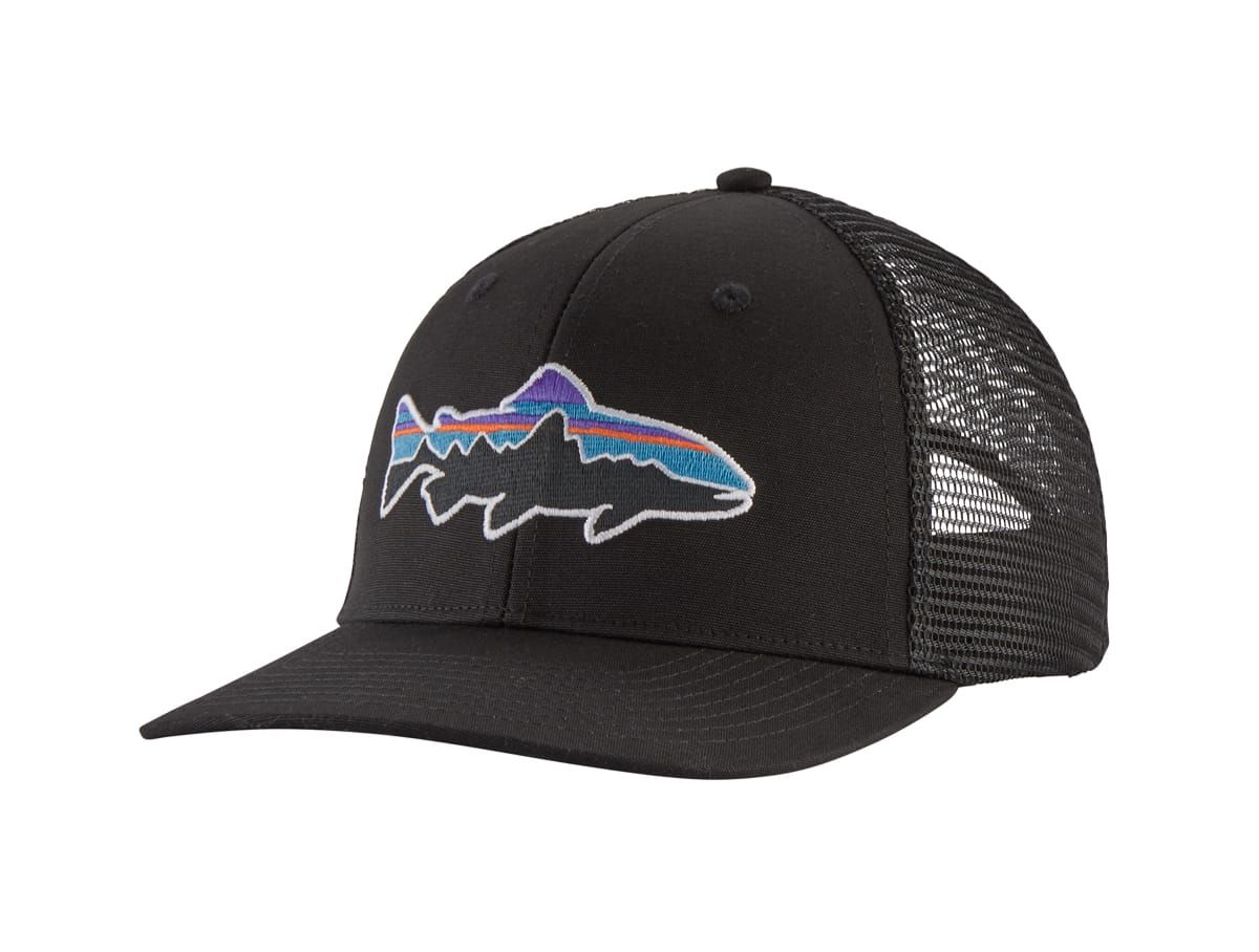 Patagonia Fitz Roy Trout Trucker Hat Black