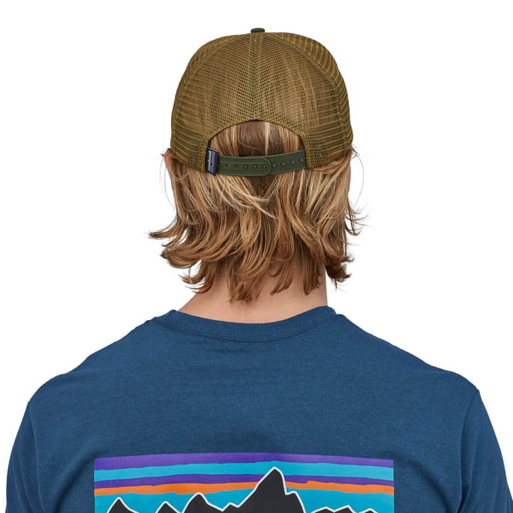 Patagonia P-6 Logo Trucker Hat White W/Kelp Forest Patagonia Patagonia P-6 Logo Trucker Hat White W/Kelp Forest Patagonia