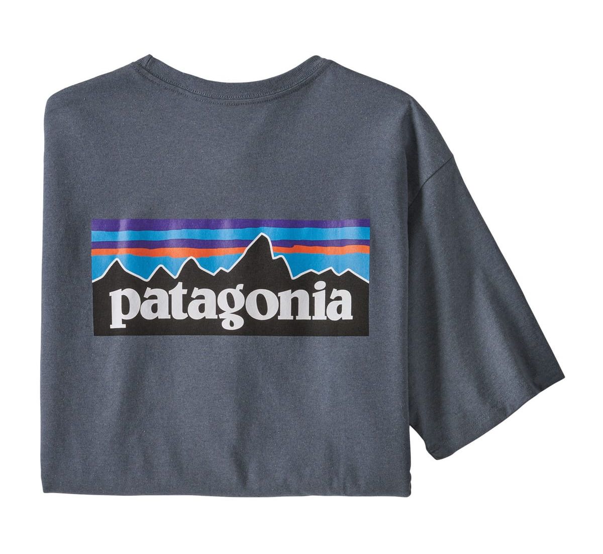Patagonia M's P-6 Logo Responsibili-Tee Plume Grey