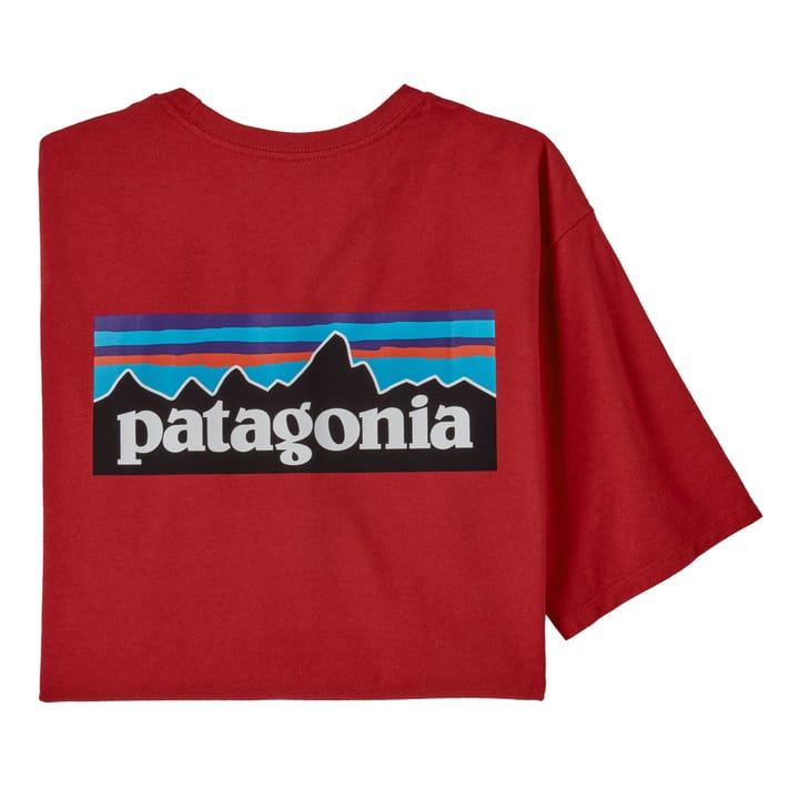 Patagonia M's P-6 Logo Responsibili-Tee Sumac Red Patagonia