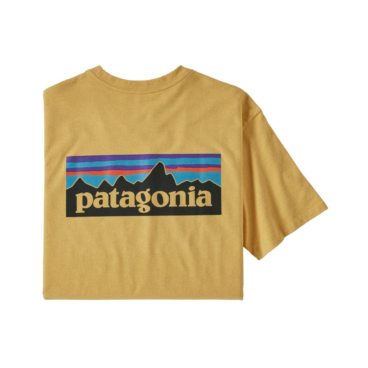 Patagonia M's P-6 Logo Responsibili-Tee Surfboard Yellow