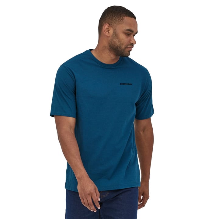 Patagonia M's P-6 Logo Responsibili-Tee Wavy Blue Patagonia
