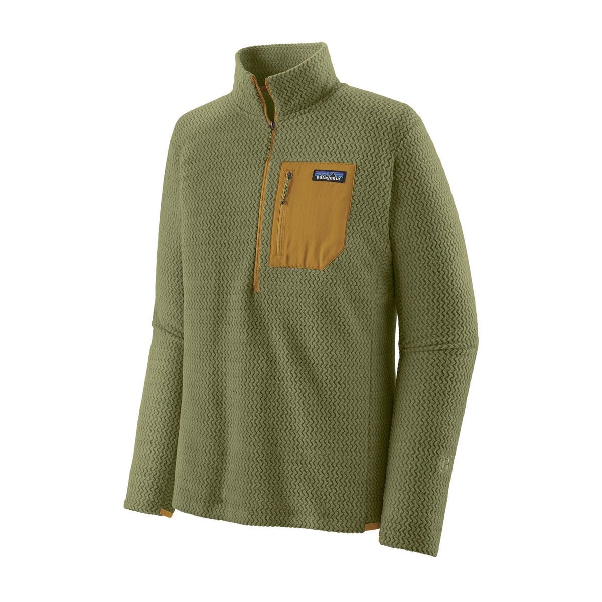 Patagonia M's R1 Air Zip Neck Buckhorn Green