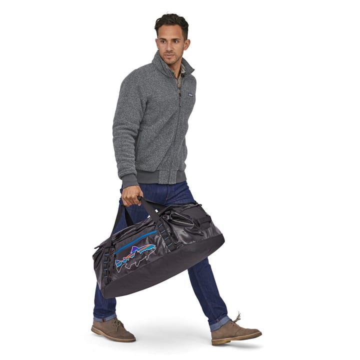 Patagonia Black Hole Duffel 55L Black W/Fitz Trout Patagonia Patagonia Black Hole Duffel 55L Black W/Fitz Trout Patagonia