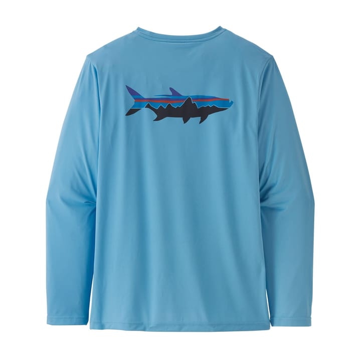 Patagonia M's L/S Cap Cool Daily Fish Graphic Shirt Fitz Roy Tarpon: Lago Blue Patagonia