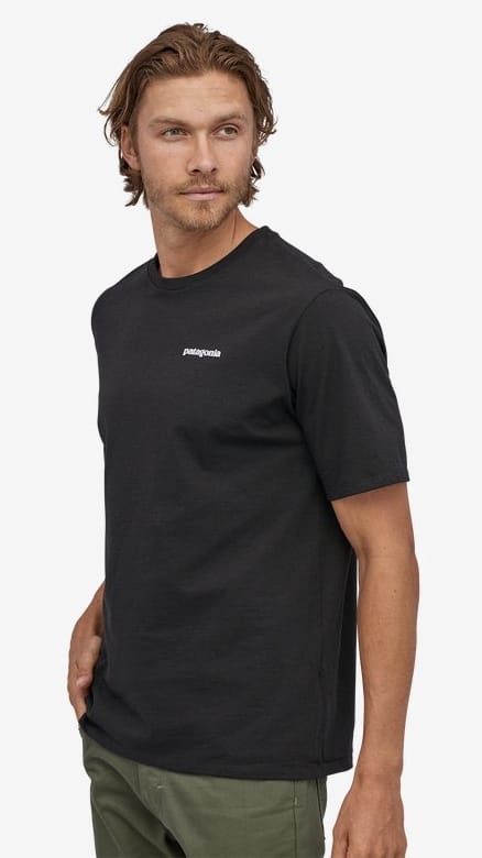 Patagonia M's P-6 Logo Responsibili-Tee Black Patagonia