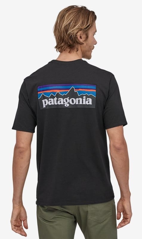 Patagonia M's P-6 Logo Responsibili-Tee Black Patagonia