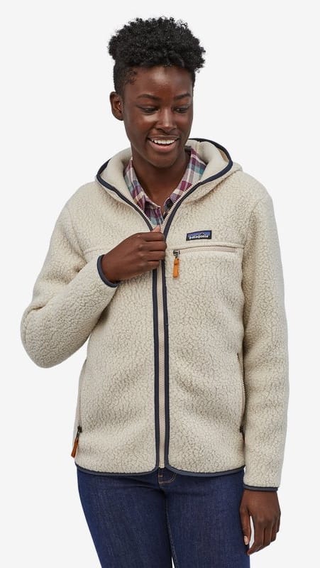 Patagonia Women's Retro Pile Fleece Hoody Pelican Patagonia
