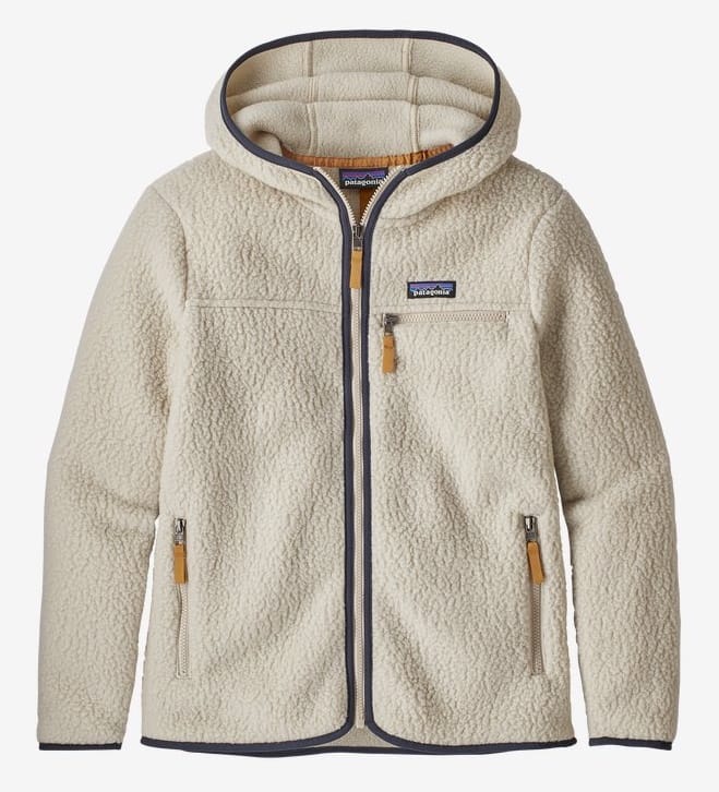 Patagonia Women's Retro Pile Fleece Hoody Pelican Patagonia